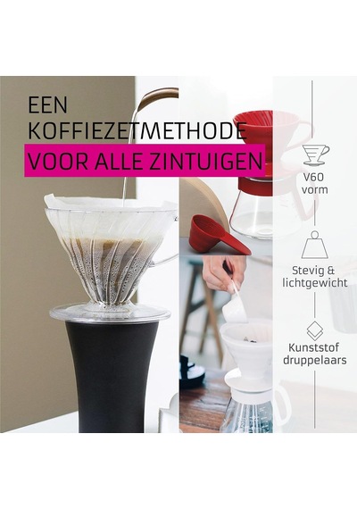 V60 02 Dripper Beyaz Plastik