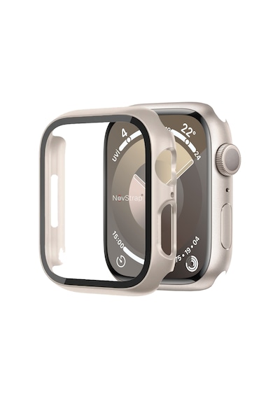 Novstrap Apple Uyumlu  Watch 4/5/6/se Seri 44mm İle Starlight Yıldız Işığı Ekran Kasa Koruyucu Kapak