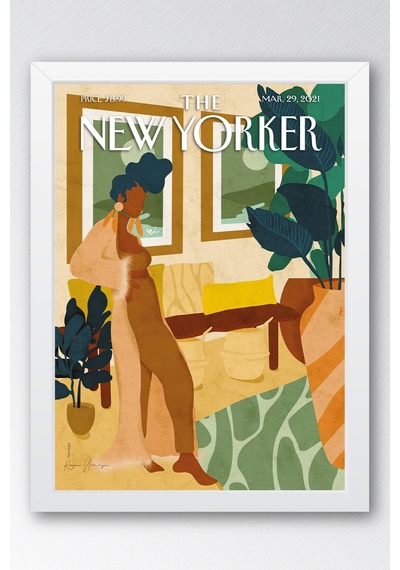 The New Yorker Çerçeveli Tablo March 29 2021