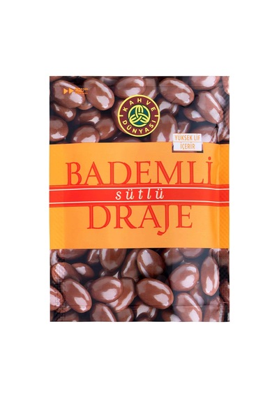 Kahve Dünyası Sütlü Çikolatalı Badem Draje 60 G - 8 Adet Tarı