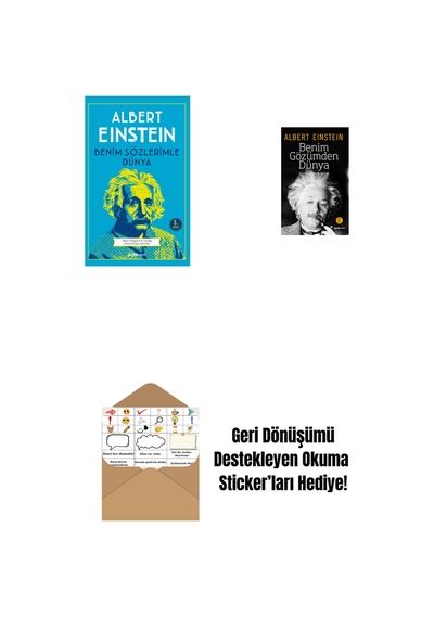 Benim Sözlerimle Dünya + Benim Gözümden Dünya + Okuma Sticker'ları