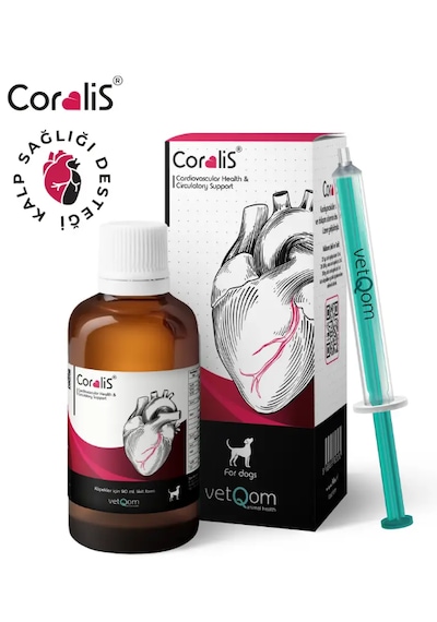 Vetq0m Coralis Köpek Cardiac Health Kalp Sağlığı 90 Ml.