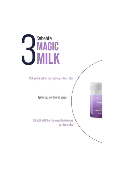 Magic Milk 3-in-1 50 Ml Baz & Nemlendirici & Maske Bakuchiol & Baobab Oil & Niacinamide