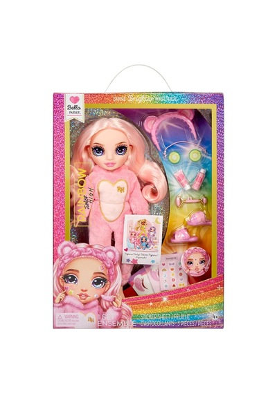 Rainbow High Jr High Pijama Partisi Bebekleri Bella Pembe 503675