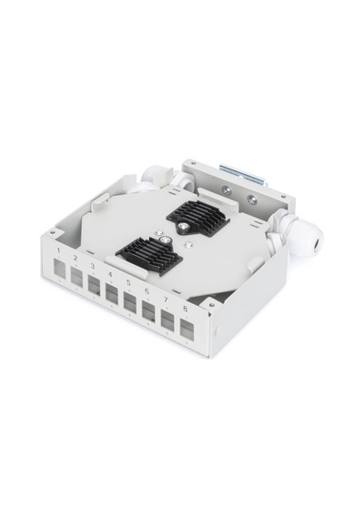 Ager Afpp4-28-0gr-ager Ray Tipi Fiber Patch Panel 28 Core 8lc/dx Couplers