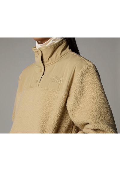 The North Face W Cragmont Fleece 1/4 Snap Kadın Günlük Polar Sweatshirts NF0A84IBLK51 Krem
