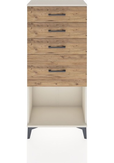 Hyperion Dolap 4 Çekmeceli 60x44x134 Aytaşı-çam Aytaşı