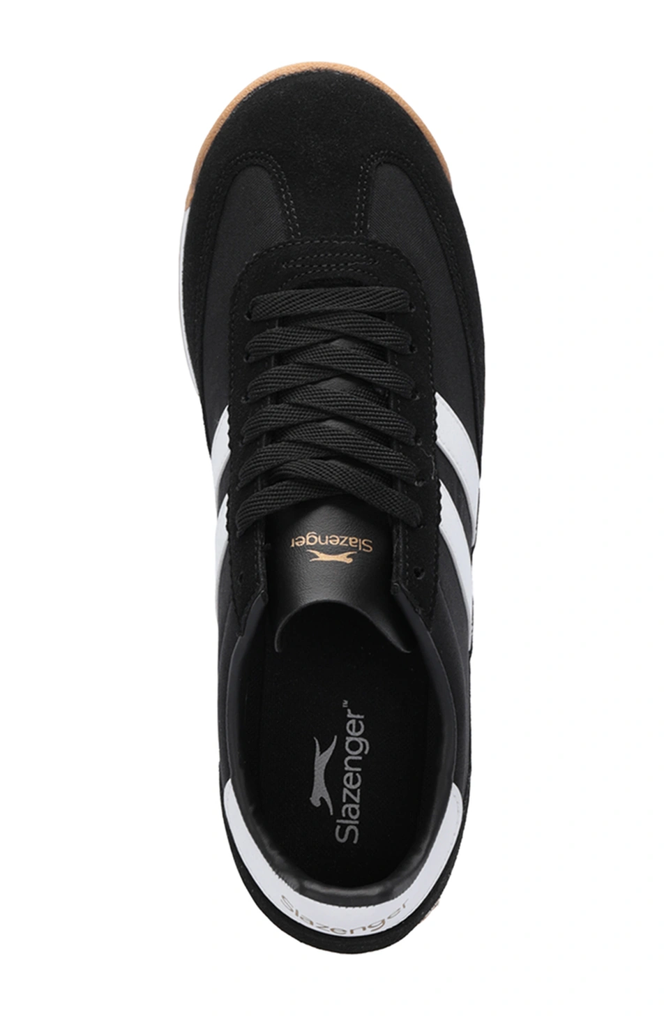 Slazenger Oklahoma Kadın Siyah / Beyaz Günlük Spor Ayakkabısı Siyah / Beyaz