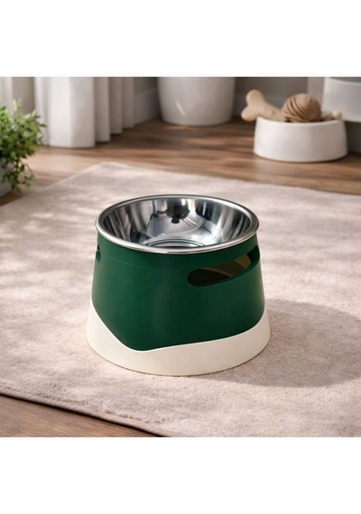 İsime Özel Yükseltilmiş Köpek Mama Kabı Paslanmaz Çelik Hazne, Ergonomik Tasarım