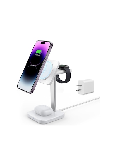 Şarj Standı 3 İn 1 İphone + Airpods + Apple Watch Uyumlu Mfm Lisanslıdır.