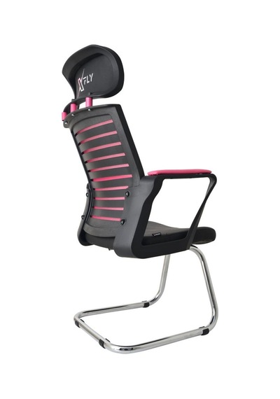Xfly Metal Ayaklı Oyuncu Koltuğu - Pembe File - 2400J0545