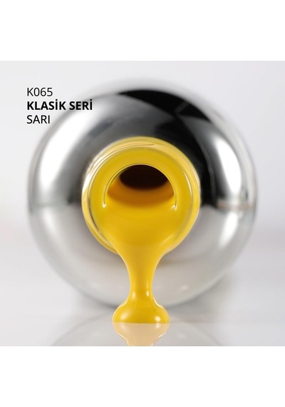 Kalıcı Oje K065 Limon Sarısı 10 Ml