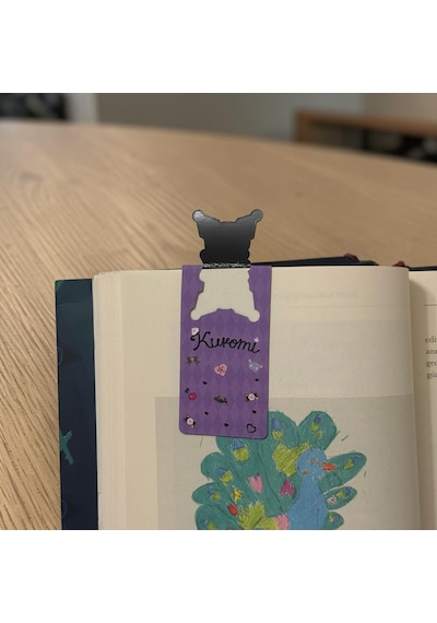 Bakgelal Sanrio Lisanslı Kuromi 3 Lü Manyetik Kitap Ayracı Seti Pasta Temalı Sevimli Ayraç - 9060208179343