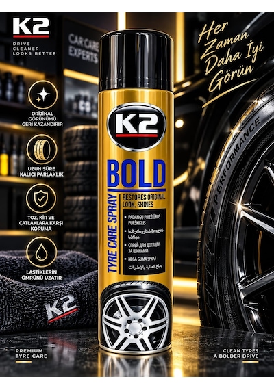 K2 Bono Plastik Yenileyici Koruyucu 300 Ml Antistatik Özellikli Uzun Ömürlü Koruma 1