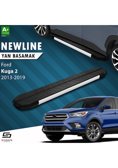S-dizayn Ford Kuga 2 Newline Aluminyum Yan Basamak 183 Cm 2013-20