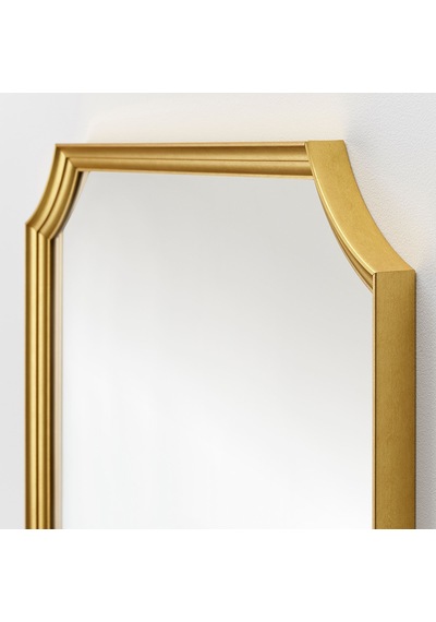 Ikea Svansele Duvar Aynası 78x78 Cm Altın