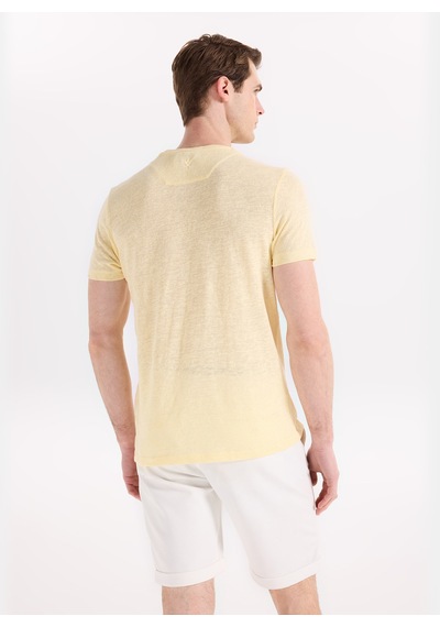 Fabrika Sarı Erkek Pamuklu T-shirt F6sm-tst 2900