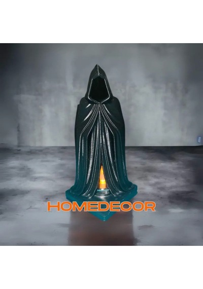Nazgul Temalı Dekoratif Figür Ve Gece Lambası - Gotik Tasarım Mistik Biblo 1 Adet Ledtealight Hediye