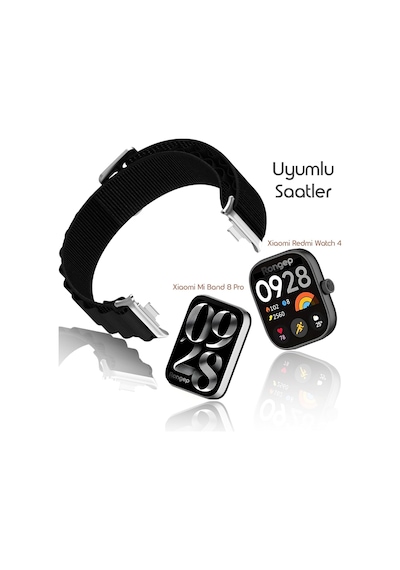 Travel Loop Xiaomi Redmi Watch 6/5/4/mi Band 10 Pro/9 Pro/8 Pro İle Uyumlu Kordon Rahat Ve Konforlu Mi Band 10 Pro Kordon Terletmeyen Kumaşlı Redmi Watch 6 Kordonu Alpine-siyah Çok Renkli Travel Loop Xiaomi Redmi Watch 6/5/4/mi Band 10 Pro/9 Pro/8 Pro İle Uyumlu Kordon Rahat Ve Konforlu Mi Band 10 Pro Kordon Terletmeyen Kumaşlı Redmi Watch 6 Kordonu Alpine-siyah Çok Renkli