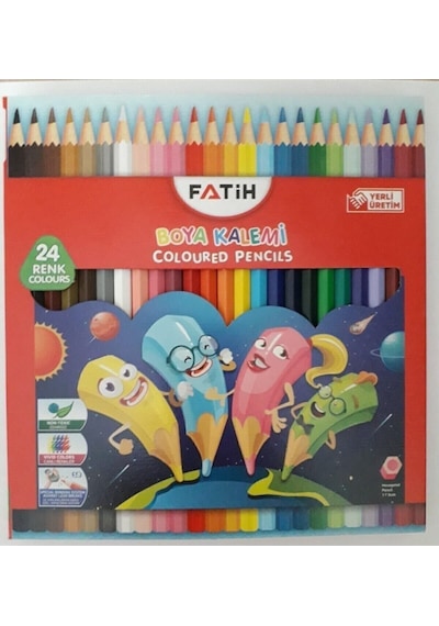 Fatih 24'lü Kuru Boya Çok Renkli