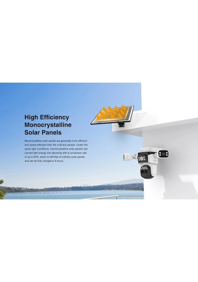 Vstarcam Bg621sr 3 Kameralı 6mp Güneş Panelli Sim Kartlı 4g Solar Kamera
