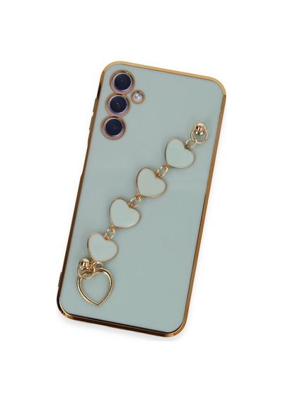 Samsung Uyumlu Galaxy A24 4g Kılıf Esila Silikon Su Yeşili/