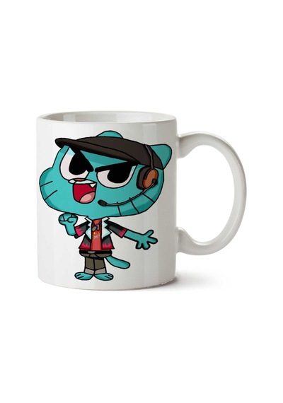 Show Gumball İki Tarafı Baskılı Kupa Bardak Çok Renkli