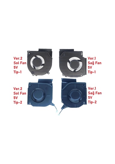 Hp Omen 16-wf0030nt 7q7y3ea Fan V1 Sağ Fan 5v Tip1 1 Adet
