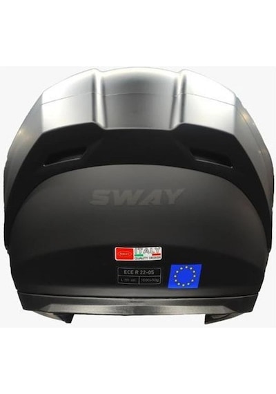 Sway Sw 817 Full Face Motosiklet Kaskı Mat Siyah