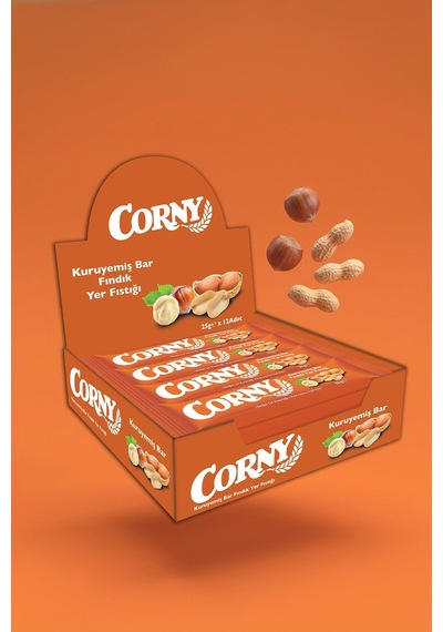 Corny Kuruyemiş Bar Fındık Yer Fıstığı X 12 Adet