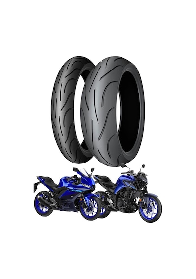 Michelin Pilot Power 2 Ct R25-mt25 Performans Odaklı Lastik Takımı 110-70-17 Ön - 150-60-17 Arka