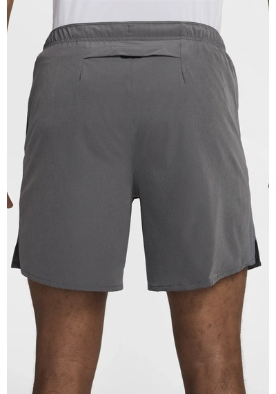 Nike Challenger Grid Mens Running Shorts Slip Astarlı Erkek Koşu Antreman Şortu Gri