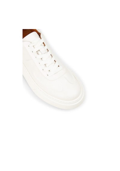 Deery Erkek Hakiki Deri Beyaz Sneaker Ayakkabı - 04601mbyze01