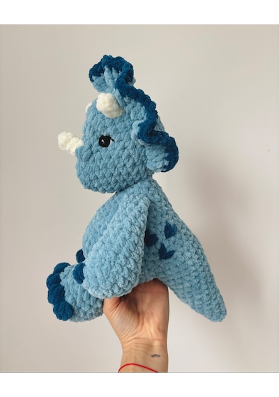 Dusty The Dinosaur Peluş Oyuncak Açık Mavi - Lacivert