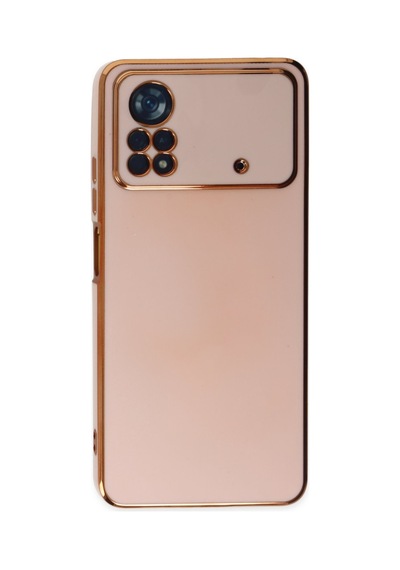 Xiaomi Poco X4 Pro 5g Uyumlu Kılıf Volet Silikon - Pembe
