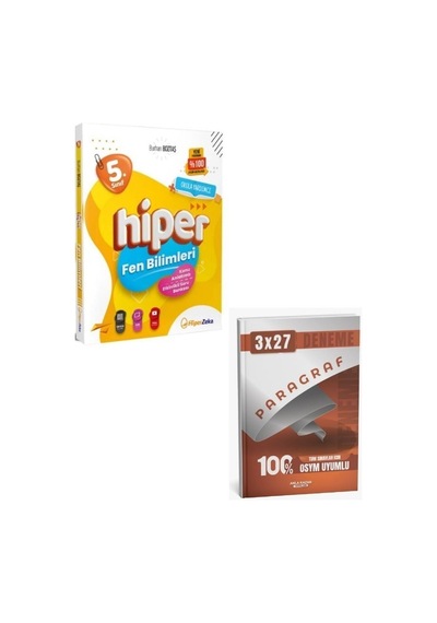 Hiper Zeka 2027 5. Sınıf Hiper Fen Bilimleri Konu Anlatımlı Soru Bankası+ Kazandıran Paragraf