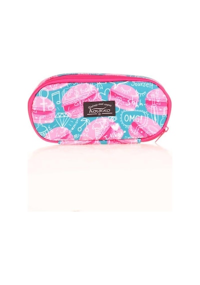 Kaukko Nature Özel Bölmeli Kalem Çantası Macaron K2628