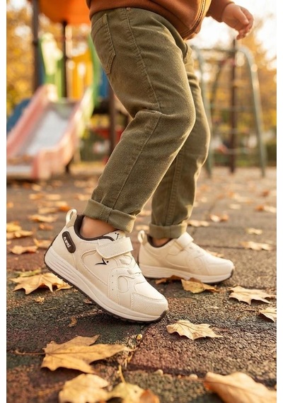 Fort Abel Cool Anatomik Rahat Sneaker Erkek Çocuk Ayakkabı Bej-kahve