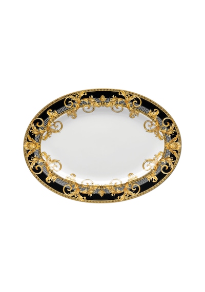 Versace Prestige Gala Oval Porselen Servis Tabağı 34 Cm 19325-403637-12734