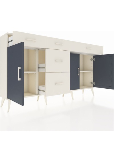 Arges Konsol 2 Raflı 5 Çekmeceli 3 Kapaklı 176x30x99 Aytaşı-antrasit/aytaşı Antrasıt/aytası - Aytası Arges Konsol 2 Raflı 5 Çekmeceli 3 Kapaklı 176x30x99 Aytaşı-antrasit/aytaşı Antrasıt/aytası - Aytası