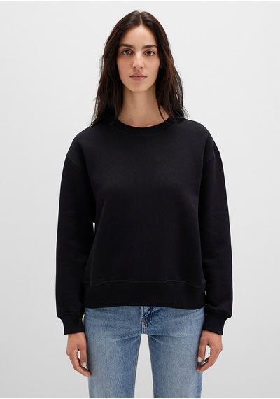 Mavi Kadın Bisiklet Yaka Sweatshırt Siyah 1s10390-900 Siyah