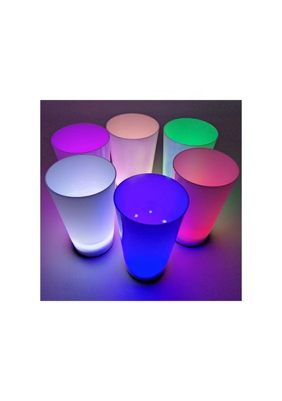 Glow Partisi Bardakları 6 Renk 6 Adet 1.5 Oz 4.5 X 6.5 Cm Çok Renkli