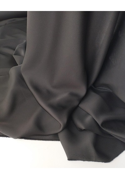 Siyah Renkte Mat İnce Saten En: 145cm-11309