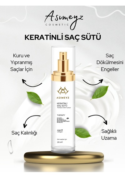 Asimeyz Hızlı Onarıcı Keratinli Saç Bakım Sütü 200 ML