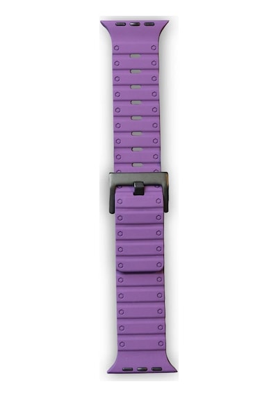 Apple Watch 42mm Uyumlu Magnus Mıknatıslı Silikon Kordon - Mor
