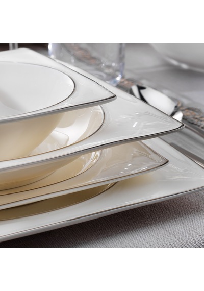 Schafer Glamor Pure Yemek Takım-60 Parça-Platin