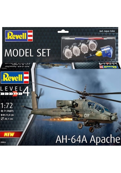 Revell Model Set Ah-64a Apache 63824