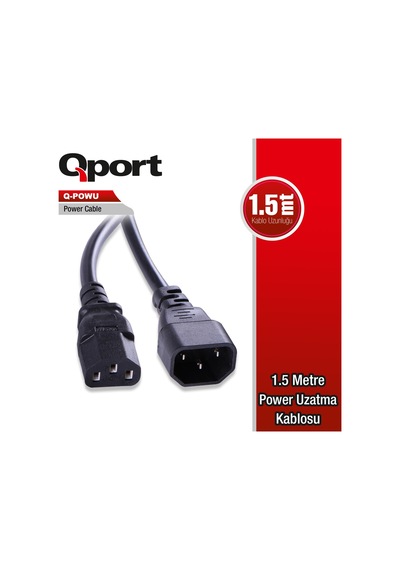 Qport Q-powu 1.5 Metre Power Uzatma Kablosu-135460
