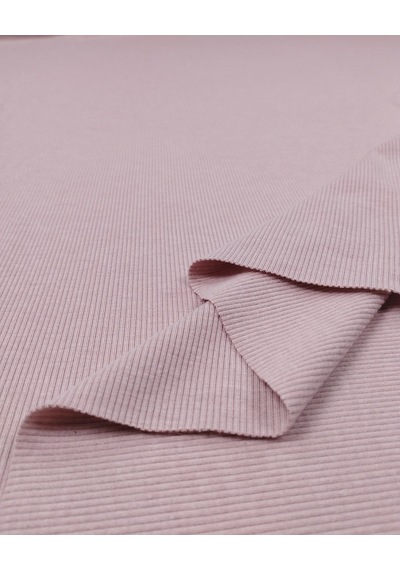 Küllü Açık Pembe Kaşkorse Örme Kumaş Esnek Yumuşak Bluzluk En: 120cm-11961