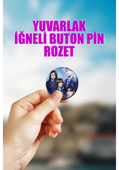 Bitch X Rich K Drama Kdramaçanta Süsü Rozet İğneli Buton Rozet Seti 1 Adet Tekli